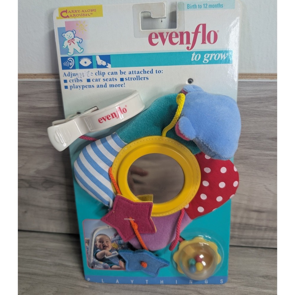 Evenflo To Grow Baby Carry Along Carousel 90s ( NEW )